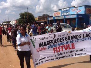 Parade through Beni, DRC on 23 May. 