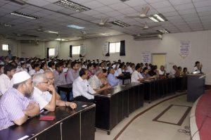 Attendees at the 23 May event at Kumudini Hospital, Bangladesh.