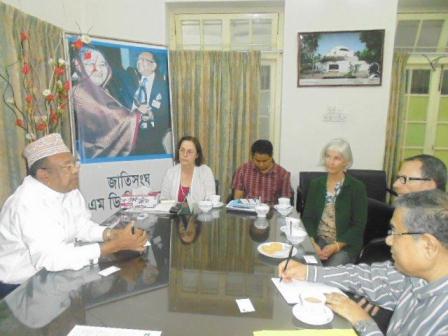 Meeting with Bangladesh's Minister