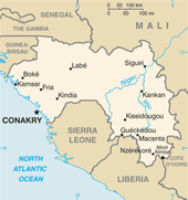 Map of Guinea